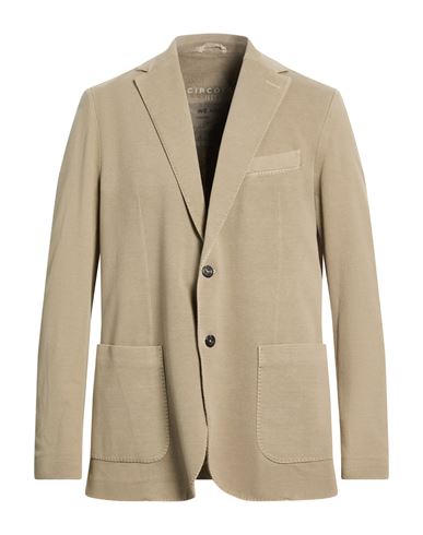 Man Blazer Sand Size 42 Cotton, Elastane