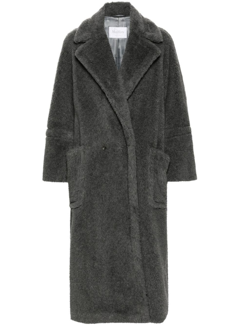Oversized Teddy Coat In Wool And Alpaca Coats