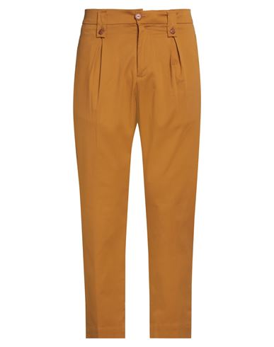 Man Pants Marigold Size 36 Cotton, Linen
