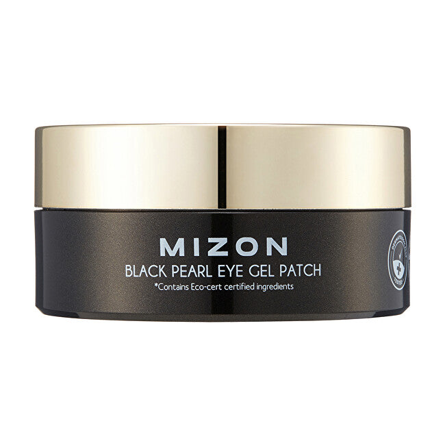Premium eye hydrogel mask with black pearl and diamond for wrinkles and dark circles Black Pearl Eye Gel Patch 60 pcs x 1.4 g
