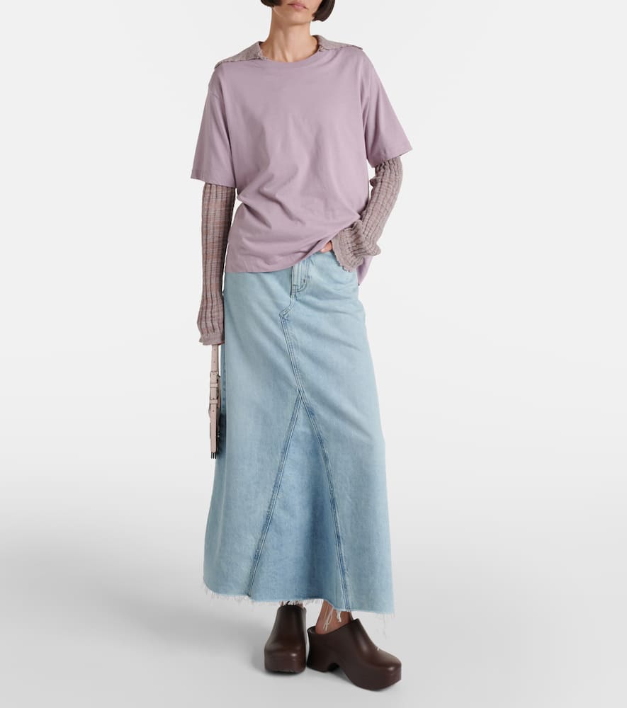 Dorothy denim maxi skirt