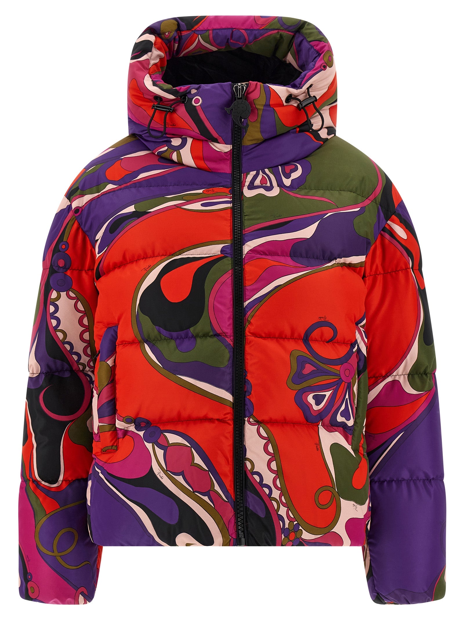 Orchidee Down Jacket — Multicolor