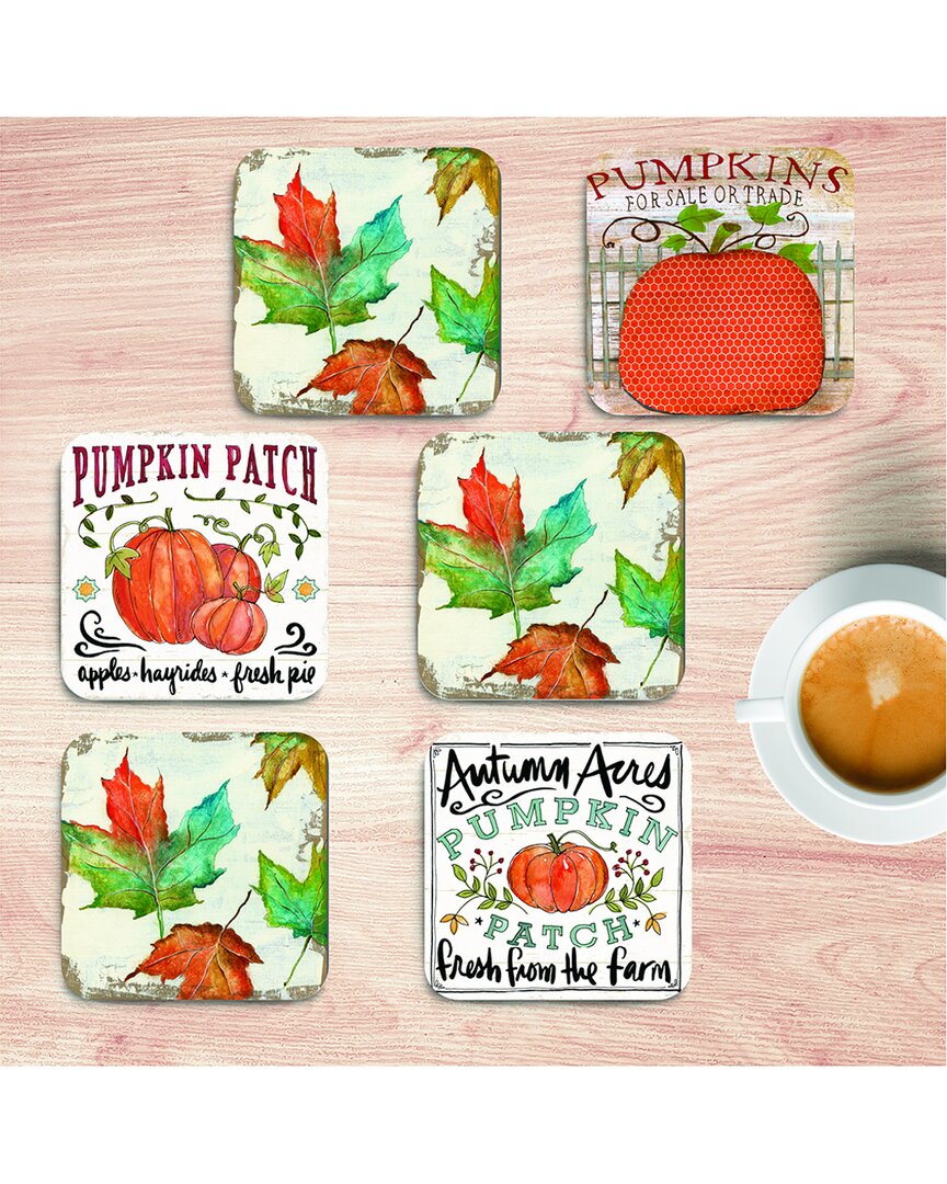 6pc Ceramic Coaster Set