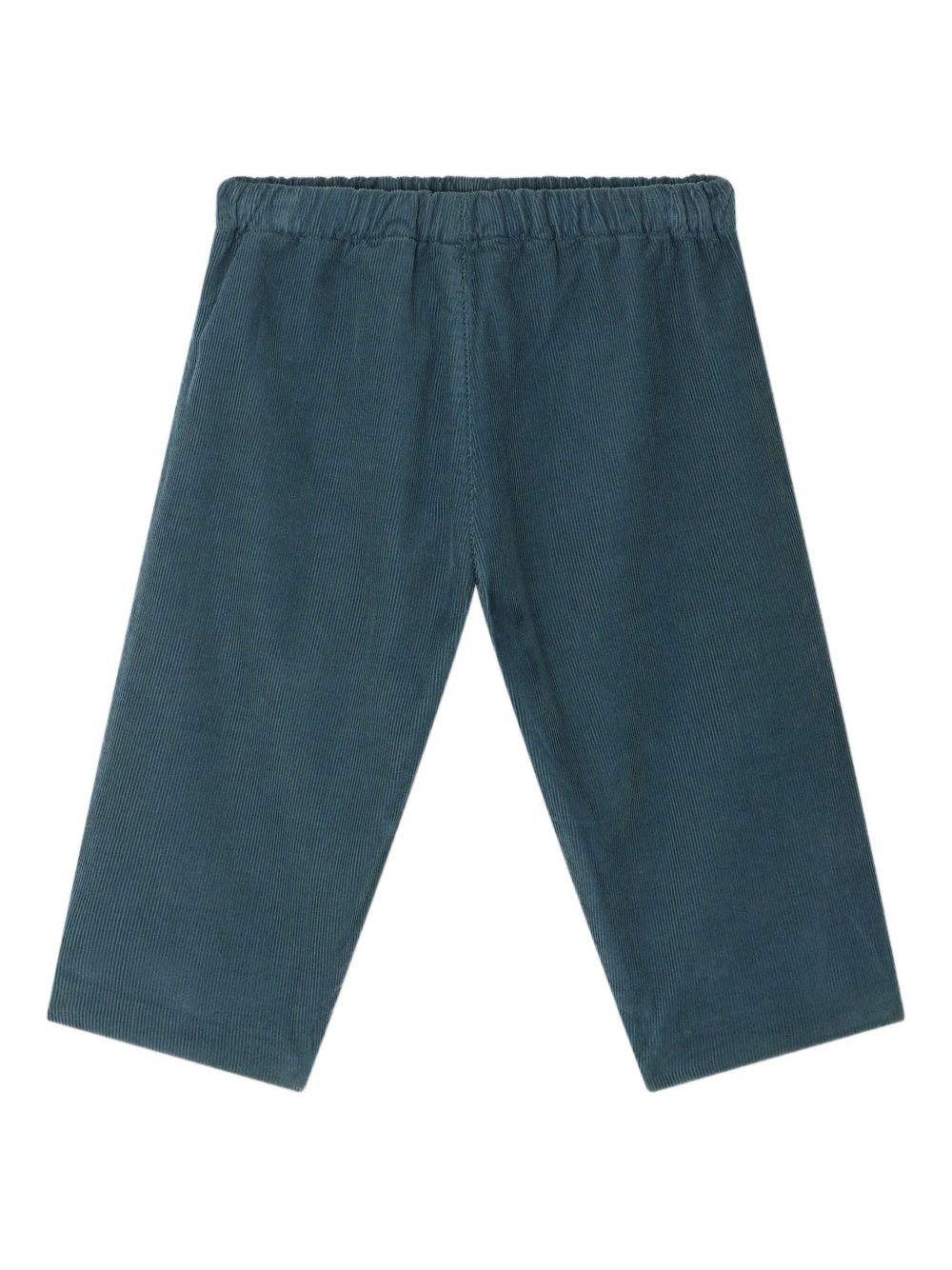Dandy elastic-waist corduroy trousers - Green