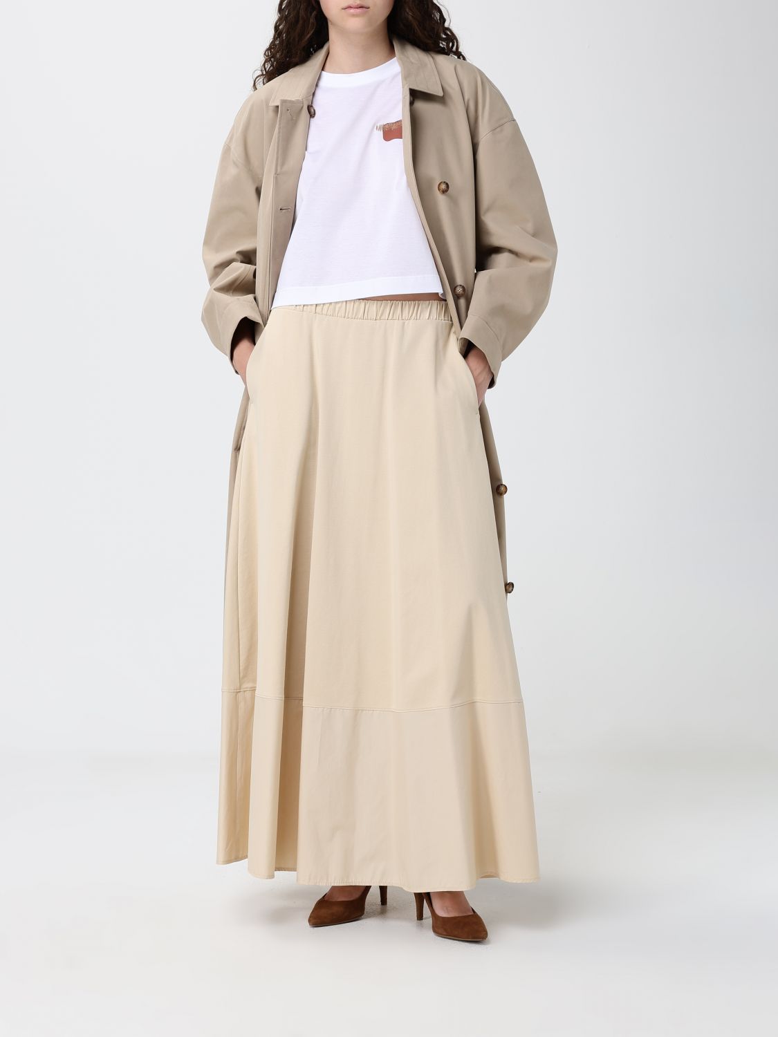 Coat Woman color Beige