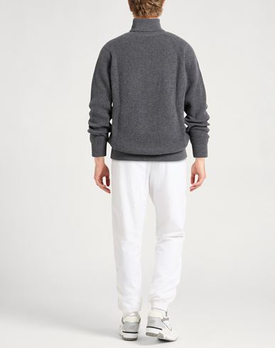 Man Turtleneck Grey Size S Wool, Polyamide