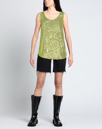 Camilla Milano Woman Top Lime green Size 6 Polyester, Elastane