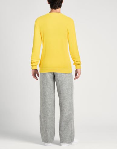 Man Sweater Yellow Size L Cotton
