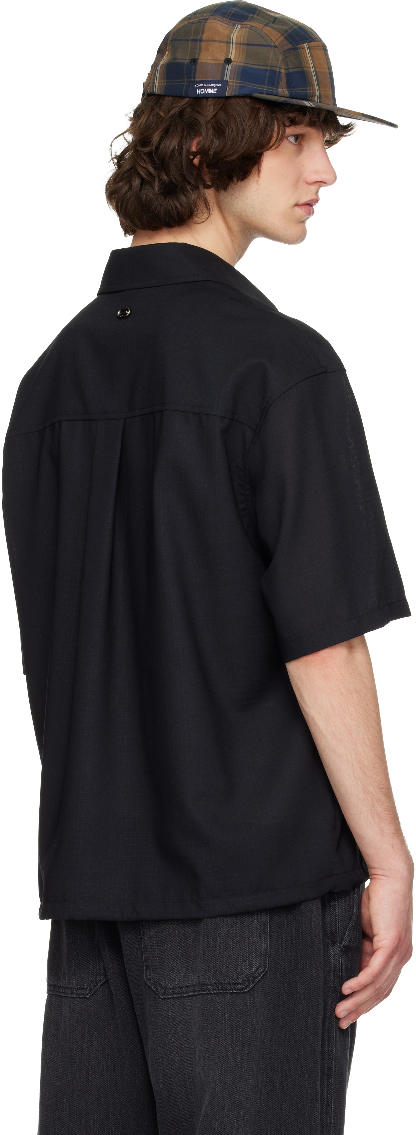 Black Flap Pocket Shirt