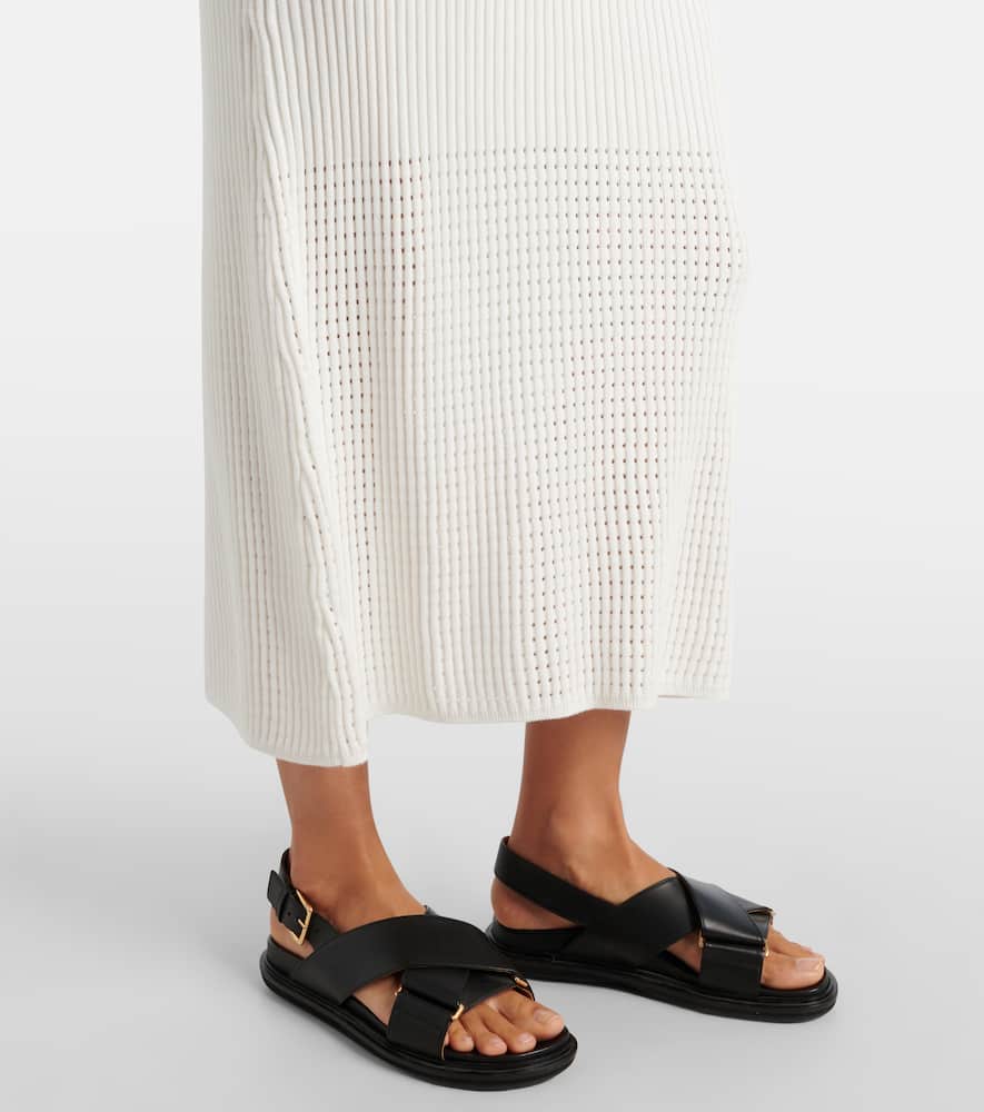 Cheston pointelle cotton maxi dress