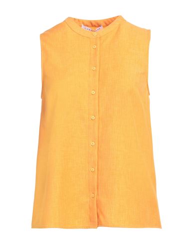 Caractère Woman Shirt Mandarin Size 14 Polyester