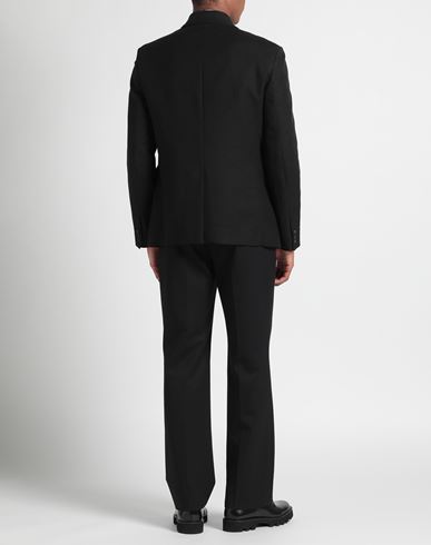 Man Blazer Black Size 38 Viscose, Linen