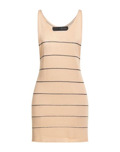 Woman Top Beige Size L/XL Viscose, Linen, Cotton