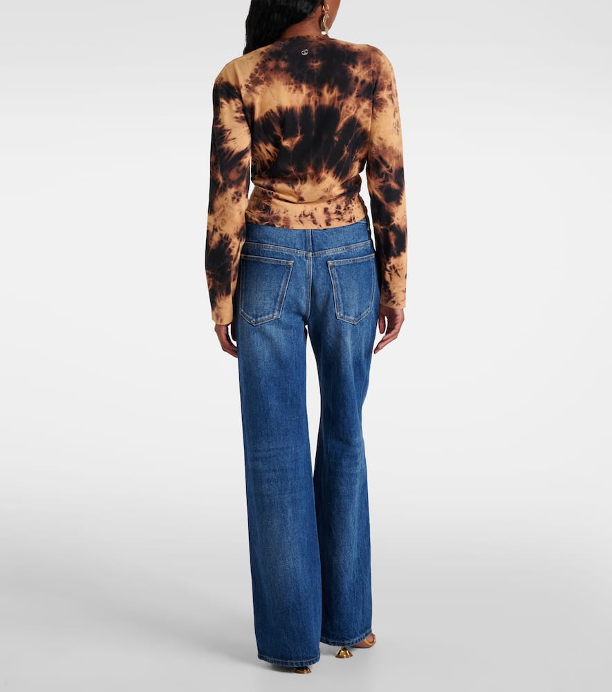 Rabanne Tie-dye cotton jersey T-shirt