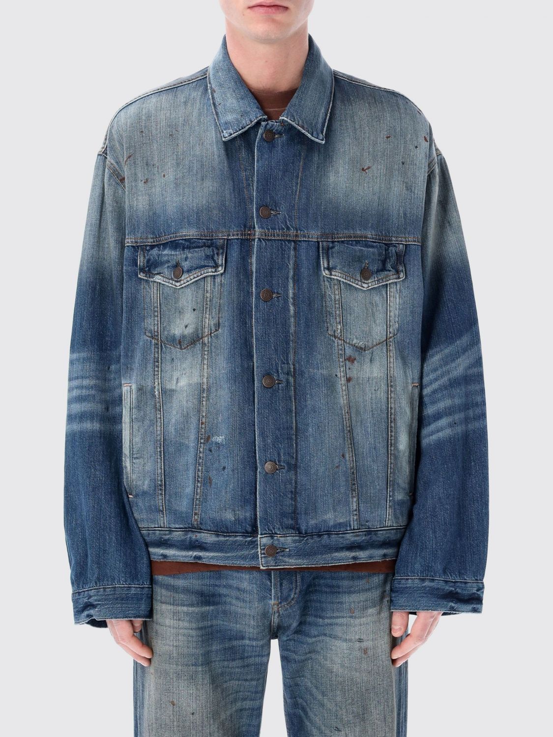 Jacket Men color Blue