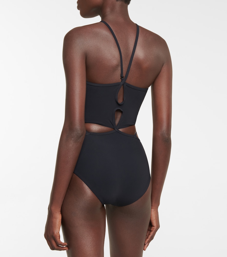 Christopher Esber Cutout halterneck swimsuit