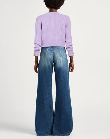 Woman Sweater Lilac Size S Acrylic, Polyamide, Wool, Elastane