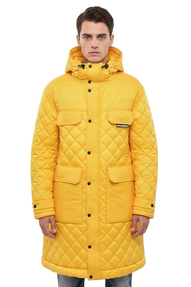 Yellow Hood Parka Jacket
