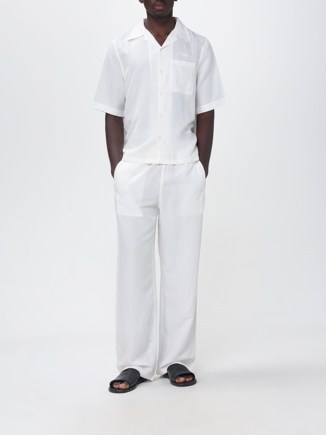 Pants Men color Ivory