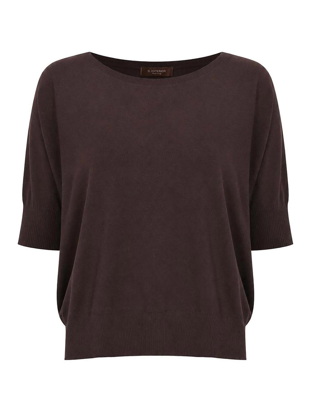 Viscose Boat-Neck Sweater