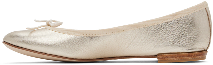 Repetto Gold Cendrillon Ballerina Flats