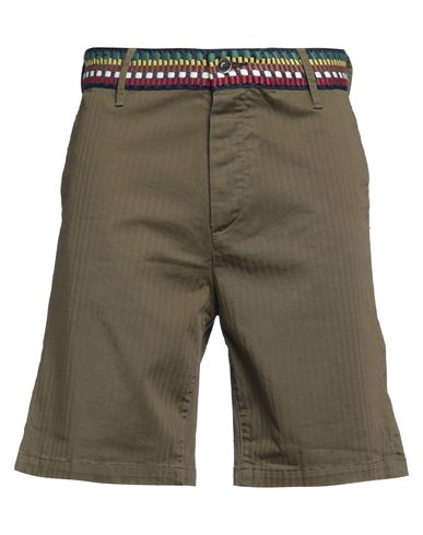 Man Shorts & Bermuda Shorts Military green