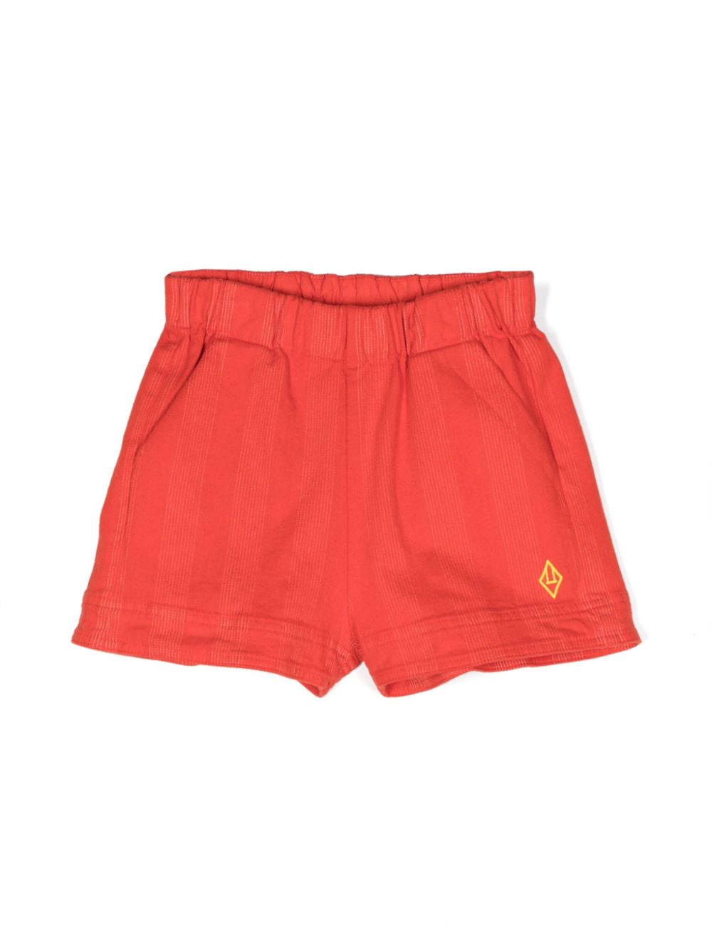 Logo-embroidered shorts - Blue