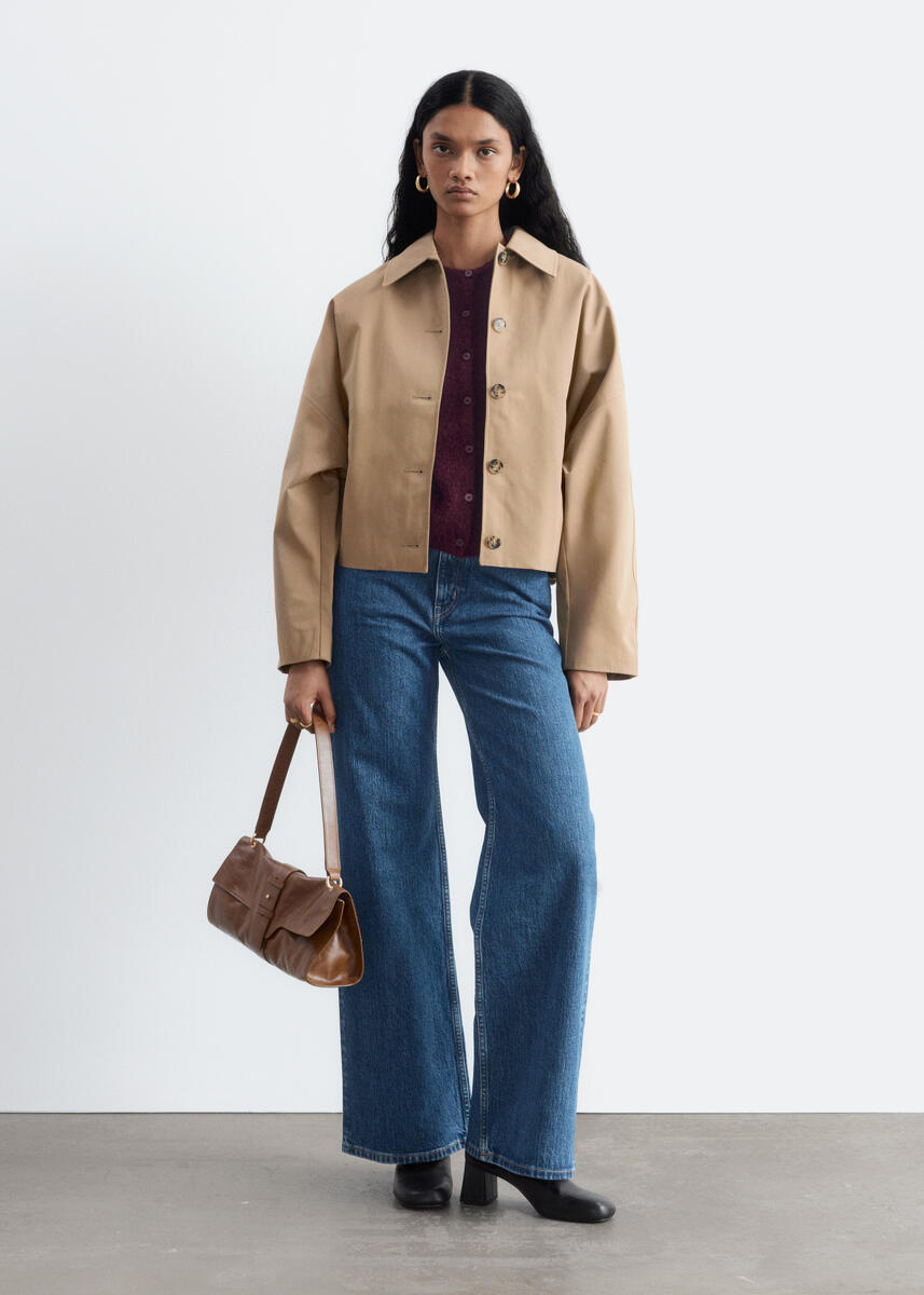 Boxy Jacket -Beige XS