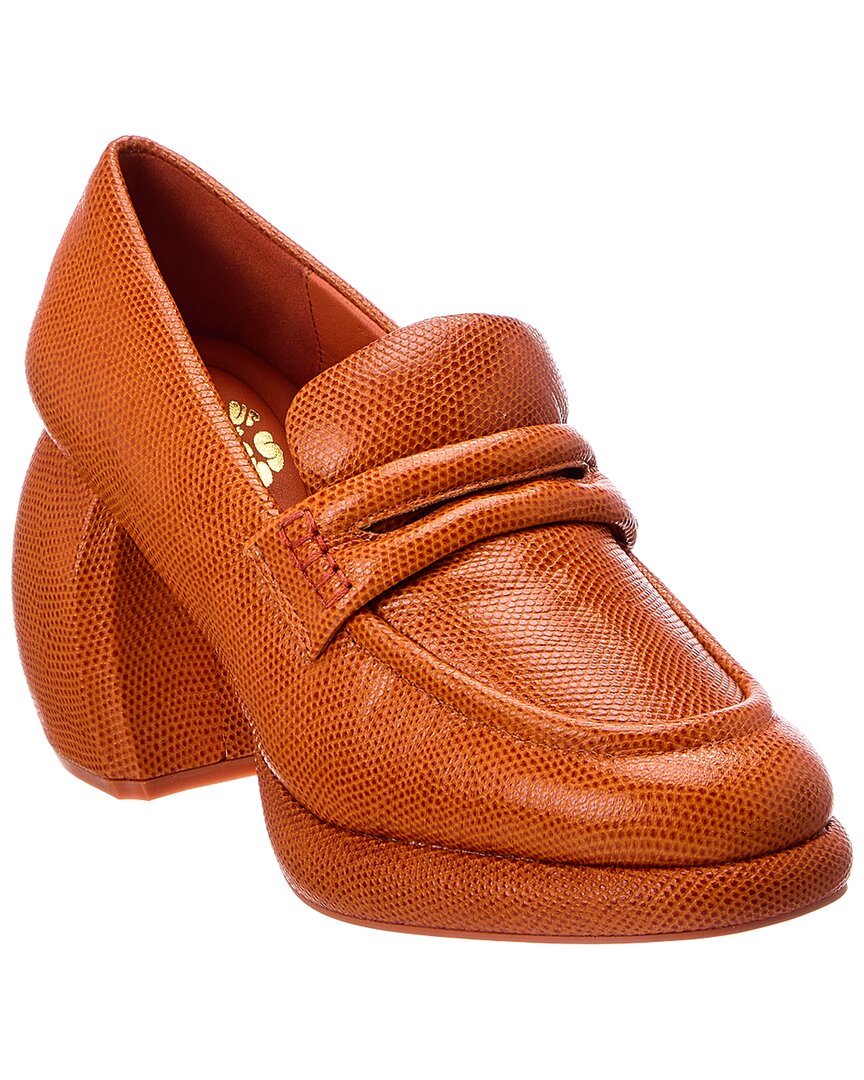 Cur Loafer Leather Pump