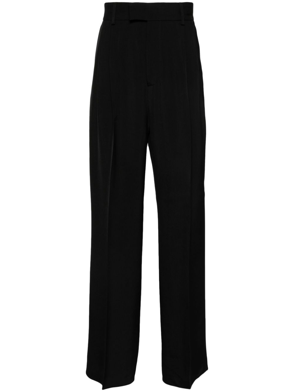 Pleat-detail trousers - Neutrals