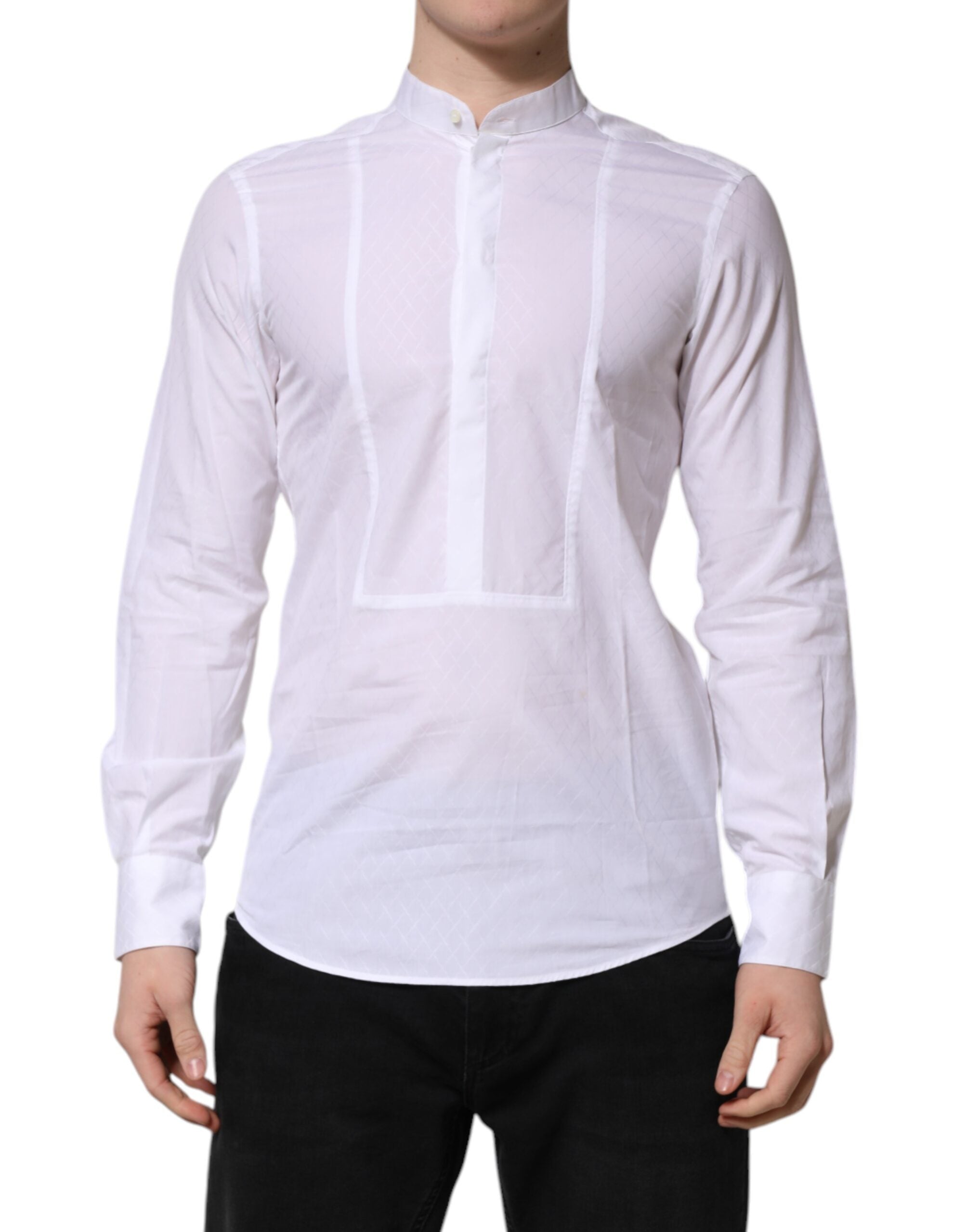 Slim Formal Cotton Shirt — White