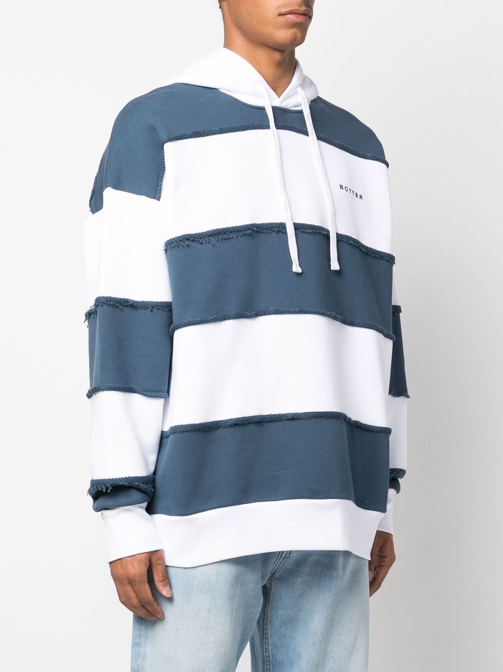 Two-tone Cotton Oversize Sweatshirt