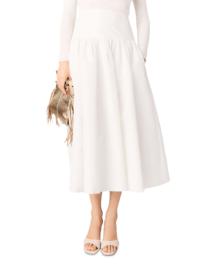 Long Taffeta Skirt