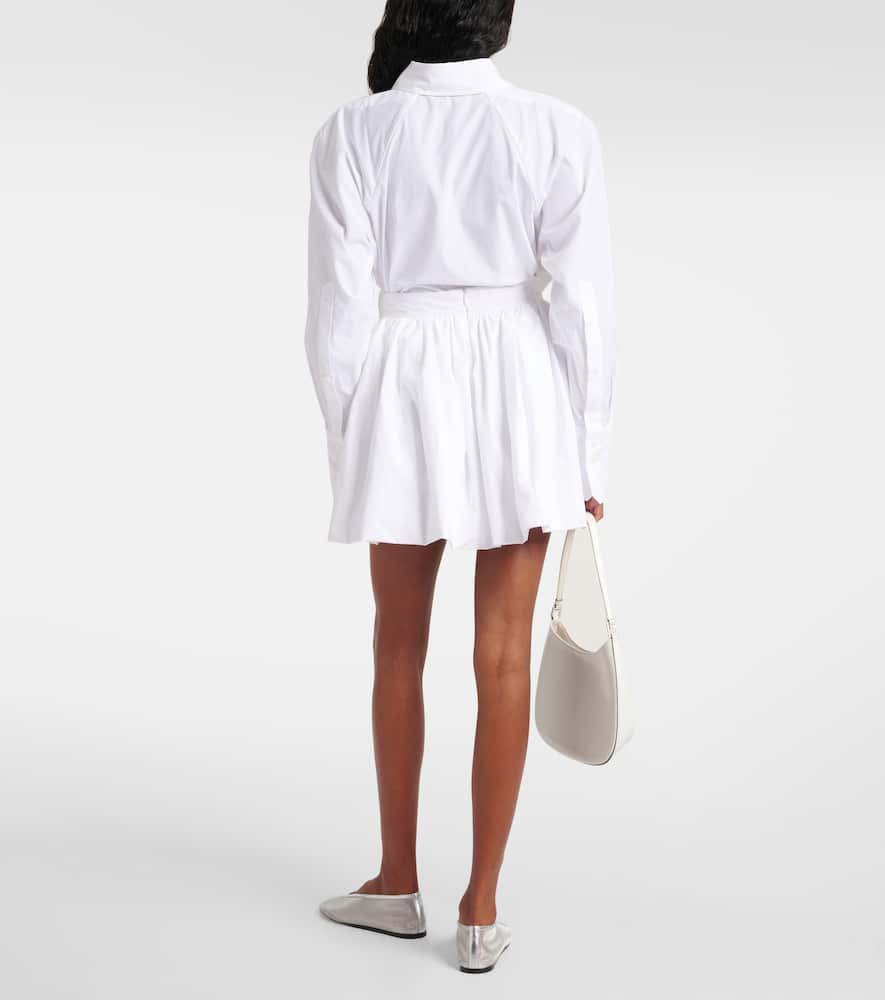 Cotton miniskirt