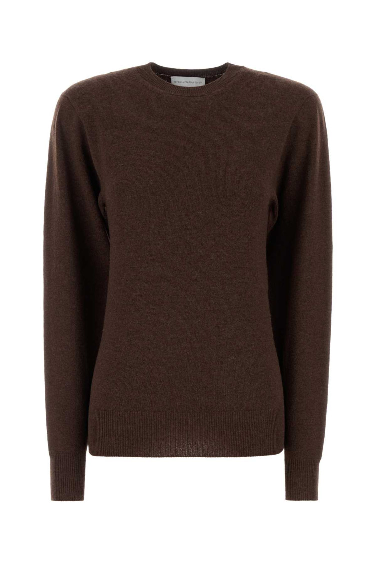 Brown cashmere blend sweater