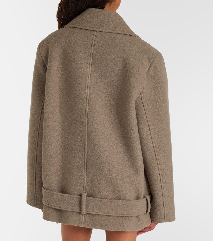 Scothern virgin wool peacoat