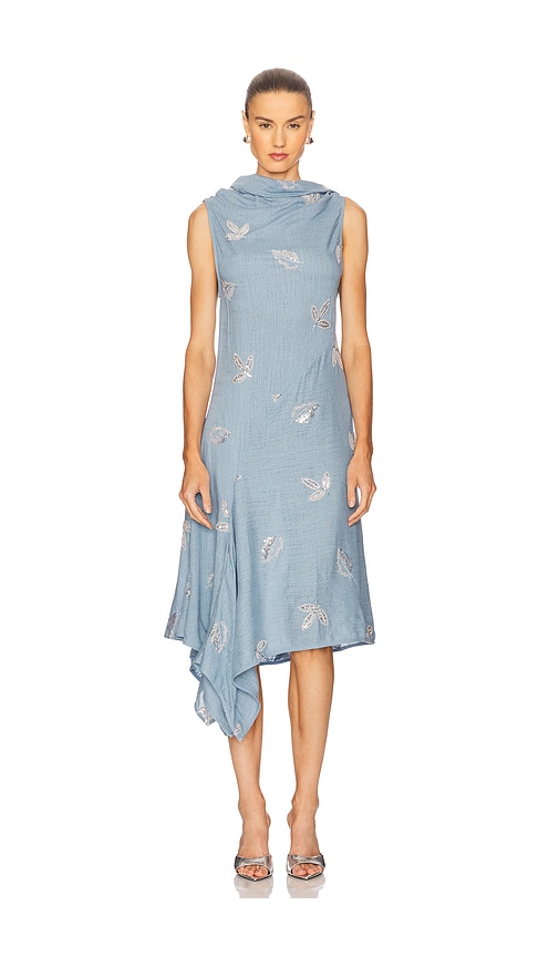 Marques ' Almeida KLEID in Blue. Größe 6. Also in 10