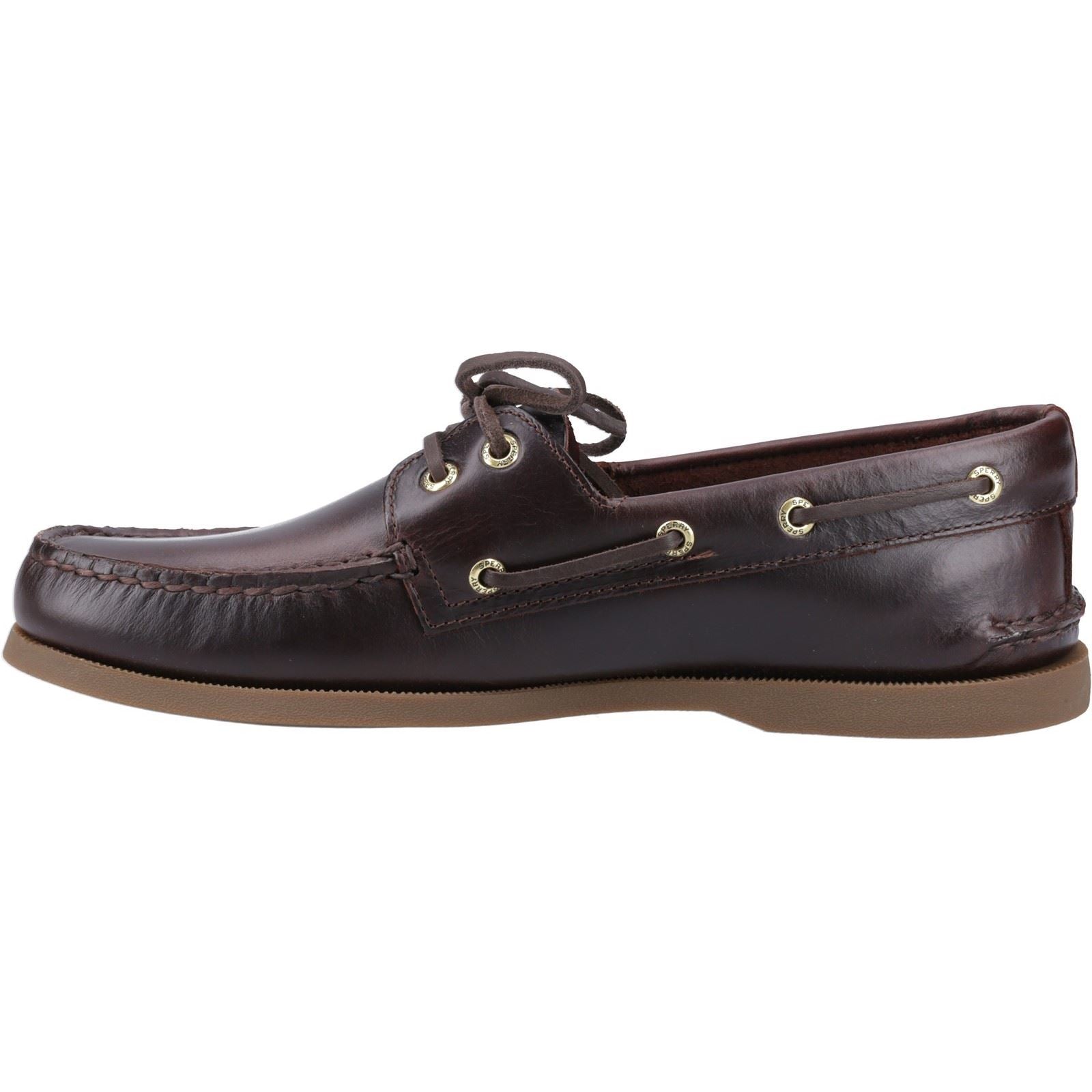 Sperry Authentic 2 Eye Leather Men's Amaretto Boat Shoe