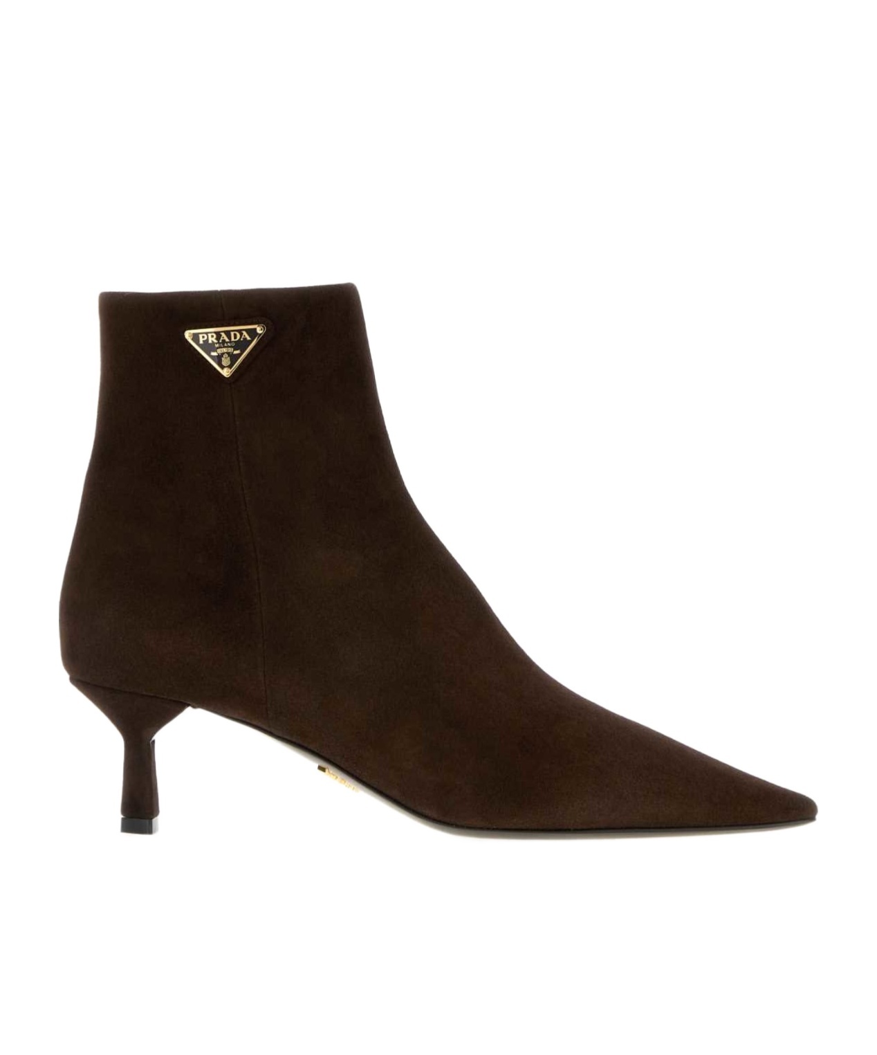 Triangle-Logo Ankle Boots