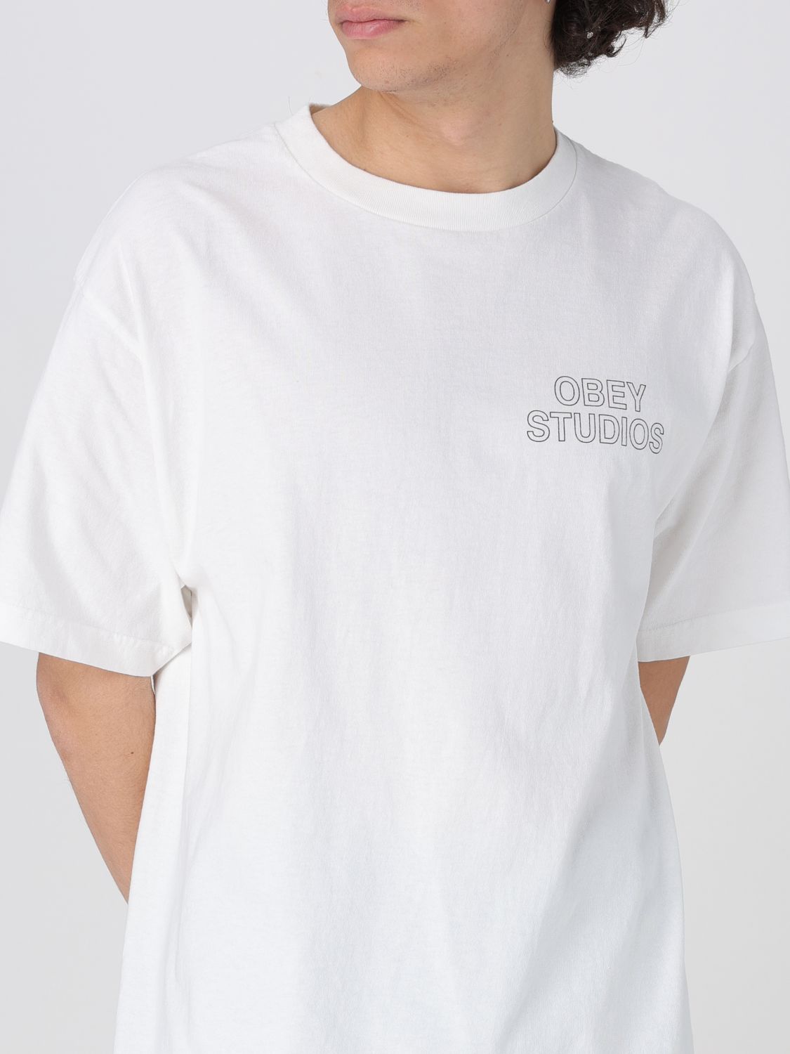 T-Shirt OBEY Men color White