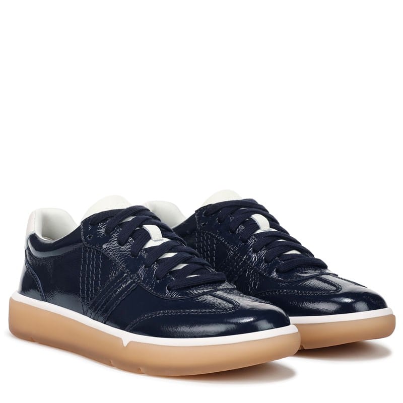 Women's City Walk Sneakers (Navy Blue Tumbled Leather)