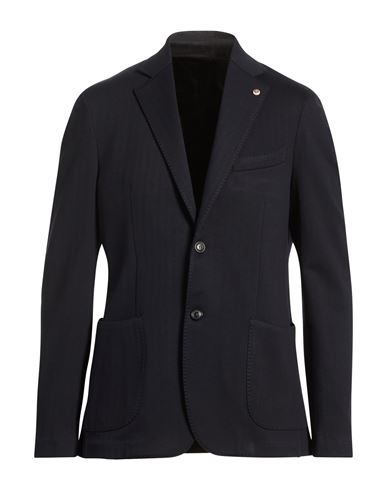 Man Blazer Navy Size 40 Viscose, Polyamide, Elastane