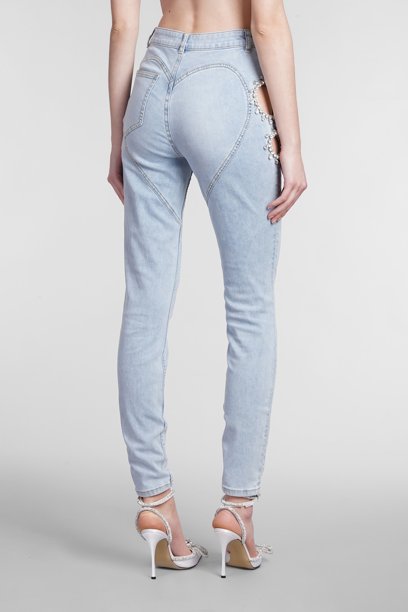 Jeans In Cyan Denim