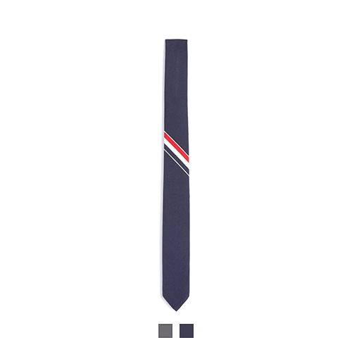 RWB stripe necktie - Grey