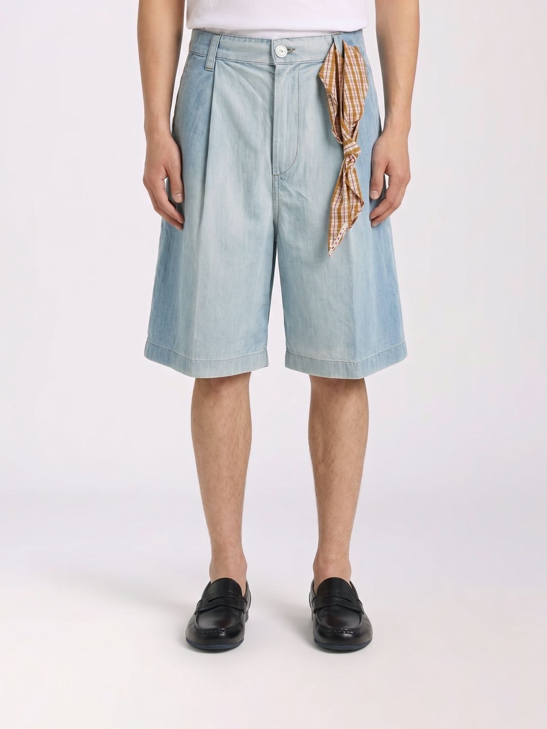 Pants Men color Blue