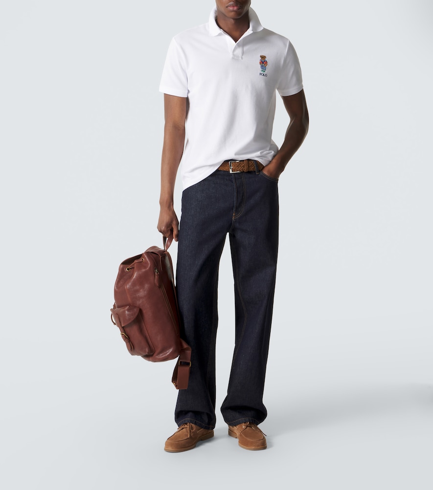 Polo Bear cotton piqué polo shirt