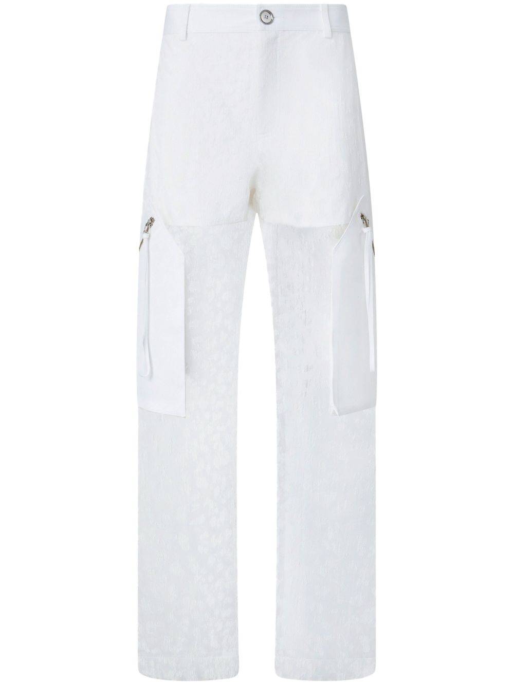 PINKO straight-leg trousers - White