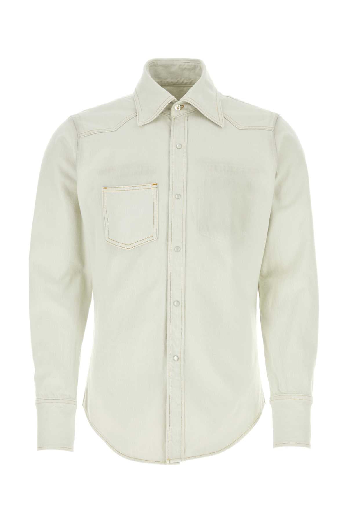 Denim Shirt — White