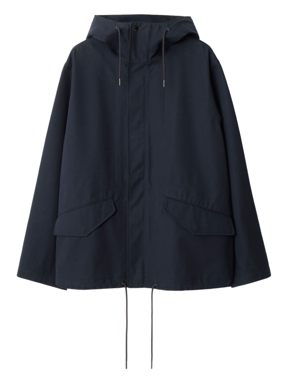 Hooded oversized jacket - Blue