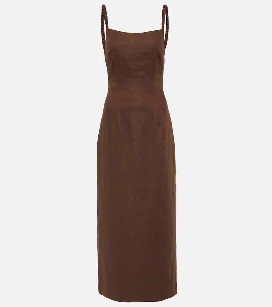 Primrose ruched cotton minidress